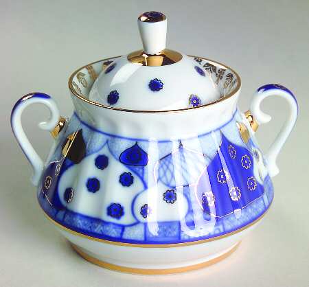 Russian Domes Sugar Bowl & Lid
