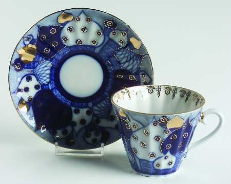 Russian Domes Flat Cup & Saucer Set