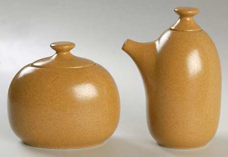 Honey Creamer & Sugar with Lids Set