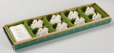 Tiara Collection Set of 8 Placard/Place Card Holder & Cards