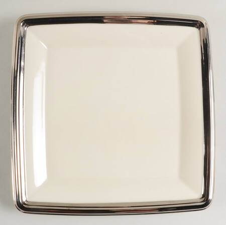 Solitaire Nouveau Square Accent Luncheon Plate