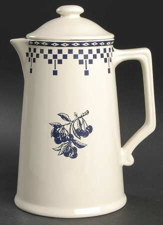 Damier Blue Coffee Pot & Lid