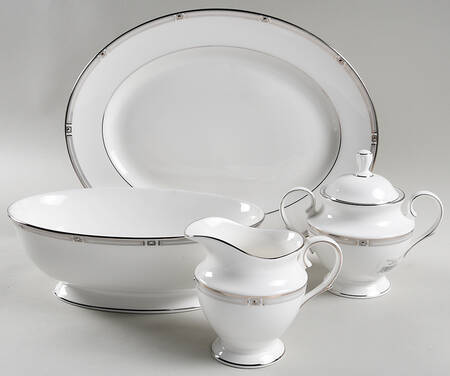 Westerly Platinum 5 Piece Hostess Set by Lenox