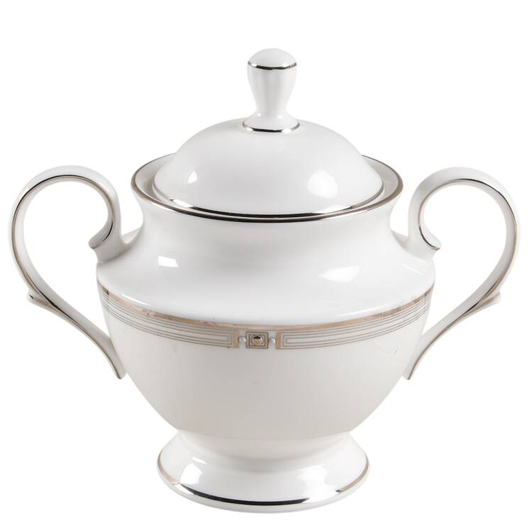 Westerly Platinum Sugar Bowl & Lid