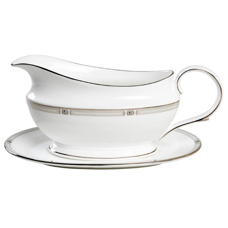 Westerly Platinum Gravy Boat & Underplate