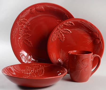 Rustic Berry 4 Piece Place Setting