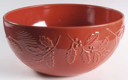 Rustic Berry 11" Large Salad Serving Bowl