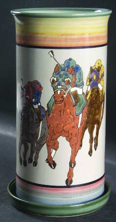 Kentucky Derby & Horse Collection Wine Cooler and Saucer Set