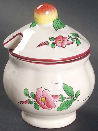 Old Strasbourg (Off White Background) Mustard Jar & Lid