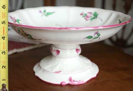 Old Strasbourg (Off White Background) Round Compote (Height X Width)