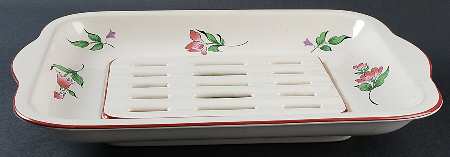 Old Strasbourg (Off White Background) Asparagus Set