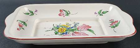 Old Strasbourg (Off White Background) Asparagus Set, Bottom Only
