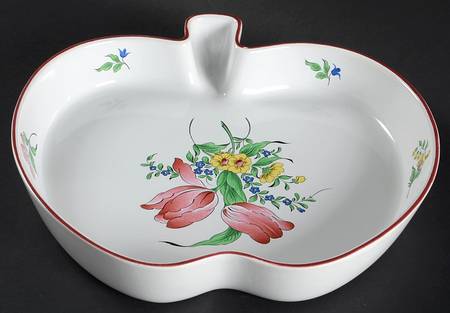 Old Strasbourg (Off White Background) Apple Shaped Baker