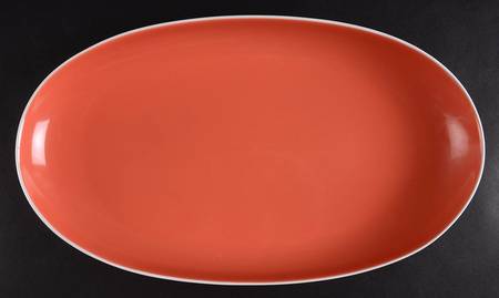 Summer Circle Coral 15" Oval Serving Platter