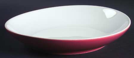 Summer Circle Coral Salad Plate