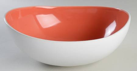 Summer Circle Coral 9" Oval Bowl
