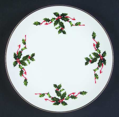 Boughs of Holly (Smooth) Salad Plate