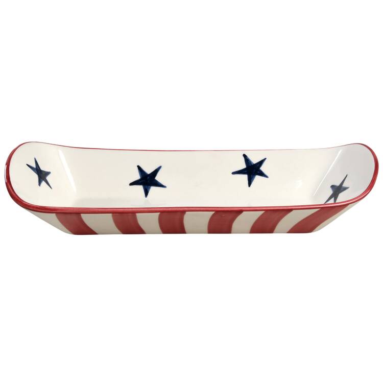 Patriotic 11" Bread Tray