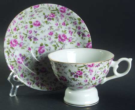 7238 Musical Footed Cup & Saucer Set