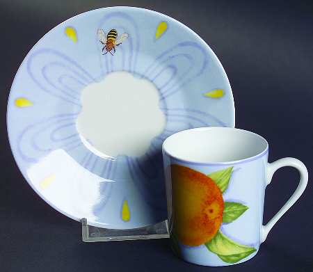 Alhambra Flat Demitasse Cup & Saucer Set