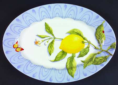 Alhambra 14" Oval Serving Platter