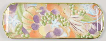 Aquarelle Oblong Cake Plate