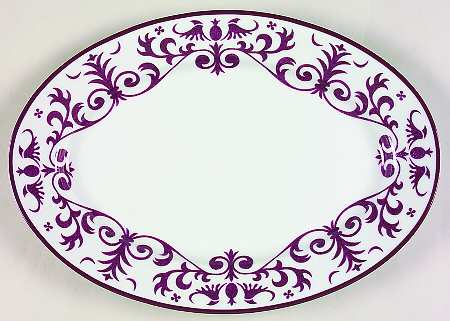 Tzarine 14" Oval Serving Platter