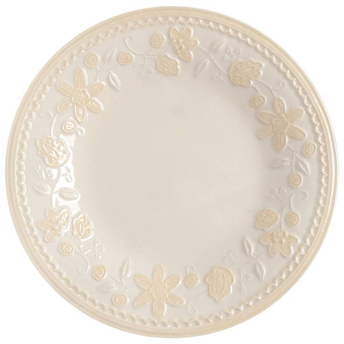 Linen Closet Floral Wreath Dinner Plate