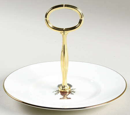 Mosaico d'Italia Mattonella 6 5/8"-10"  2 Tiered Serving Tray (Dp, Sp) HC