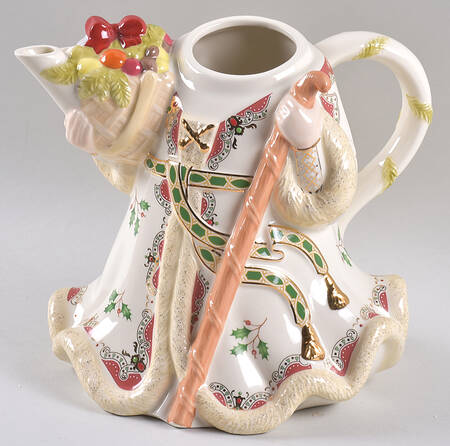 Woodland Santa Teapot No Lid