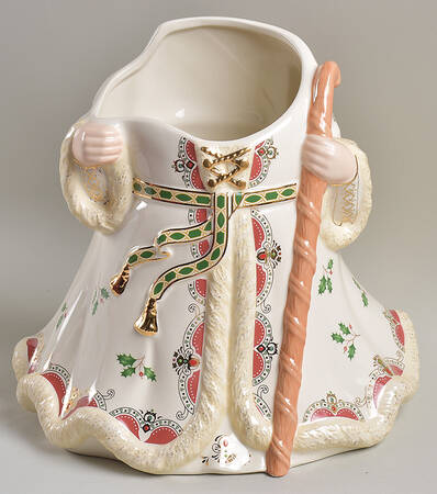 Woodland Santa Cookie Jar No Lid