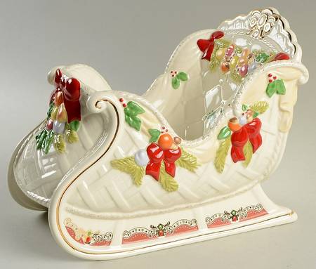 Woodland Santa Open Candy Dish