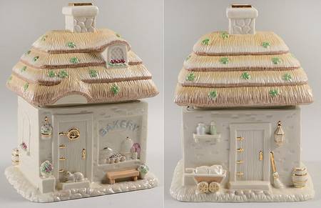 Irish Blessing Cookie Jar & Lid