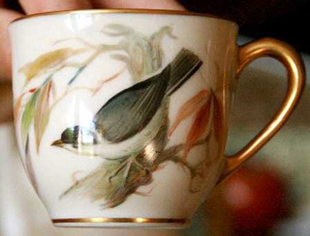 T371 Flat Demitasse Cup & Saucer Set