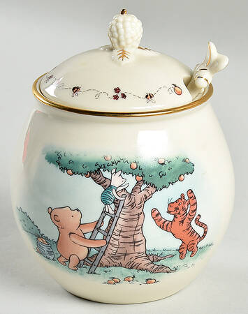 Classic Pooh Jam/Jelly & Lid W/Spoon
