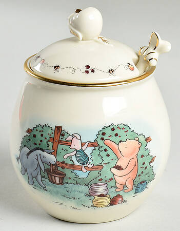 Classic Pooh Jam/Jelly & Lid W/Spoon