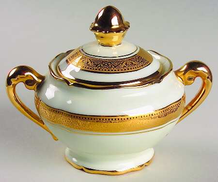 Pompadour Mini Sugar Bowl & Lid