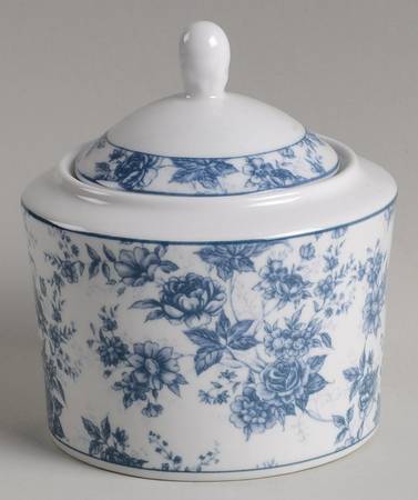 Chesam Chintz Sugar Bowl & Lid