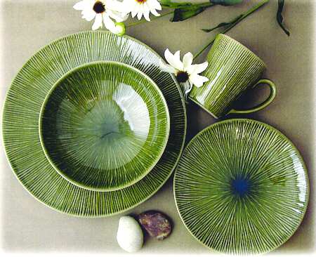 Green Bamboo by Lynn's China