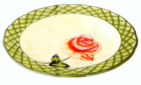 Emma's Garden 16" Oval Serving Platter
