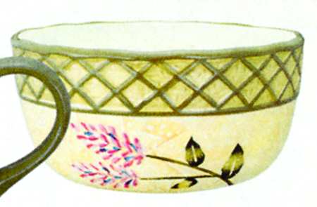 Emma's Garden 10" Round Vegetable Bowl