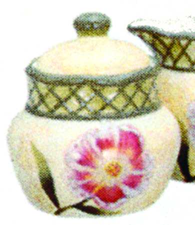Emma's Garden Sugar Bowl & Lid