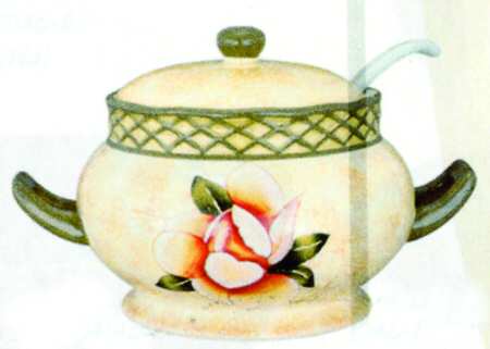 Emma's Garden Tureen &  Lid