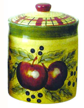 Apple Tartan Extra Large Canister & Lid