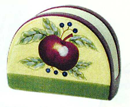 Apple Tartan Napkin Holder