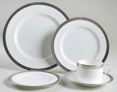 Hewitt Platinum 5 Piece Place Setting