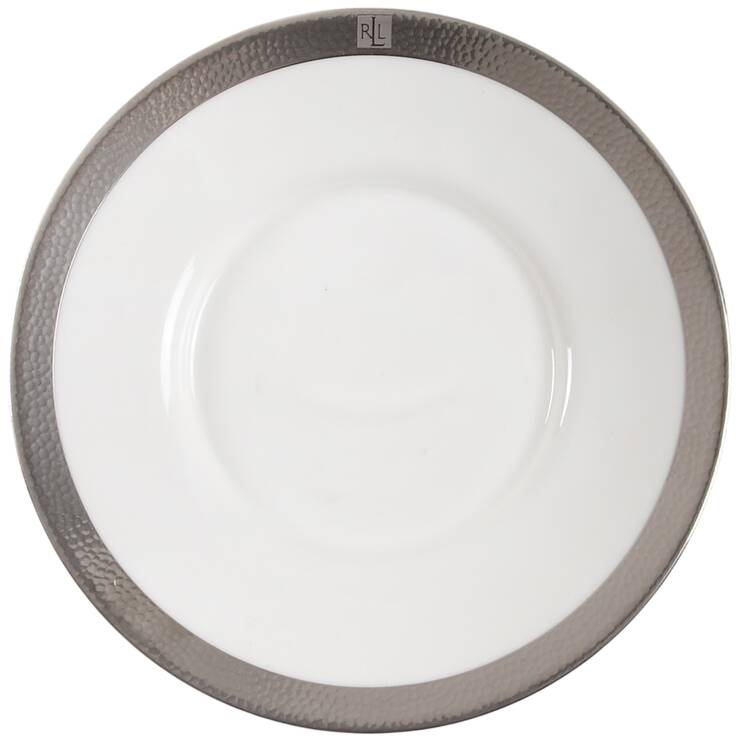 Hewitt Platinum Saucer by Ralph Lauren China