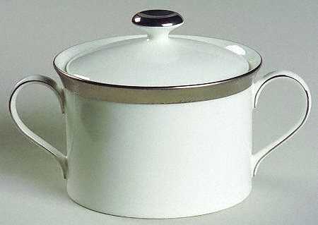 Hewitt Platinum Sugar Bowl & Lid