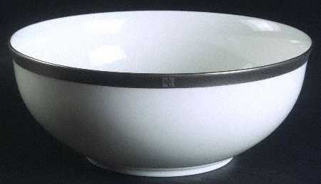 Hewitt Platinum 8" Round Vegetable Bowl by Ralph Lauren China