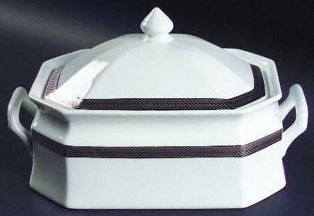 Equestrian Braid Platinum 2.5 Quart Oval Covered Casserole
